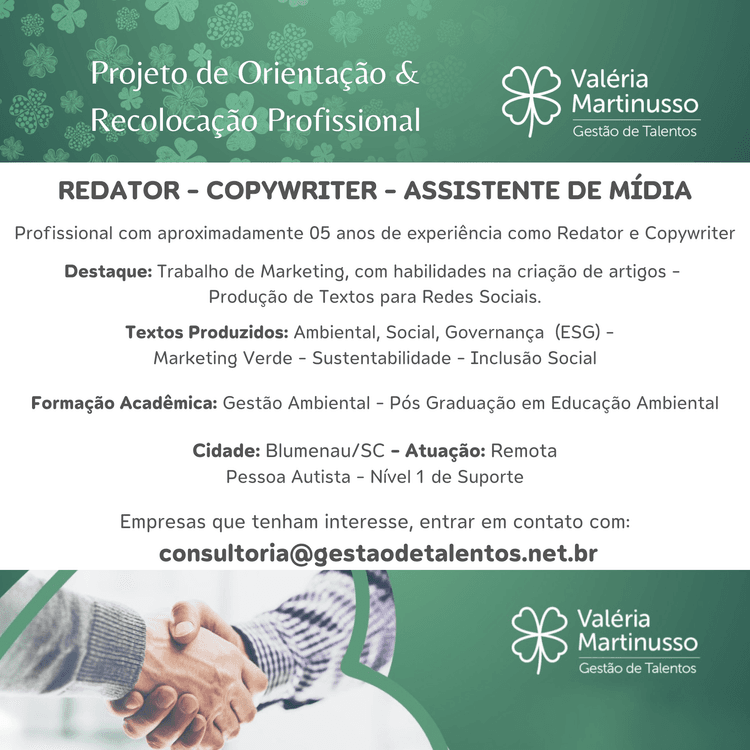 imagem do Projeto de Orientação e Recolocação Profissional