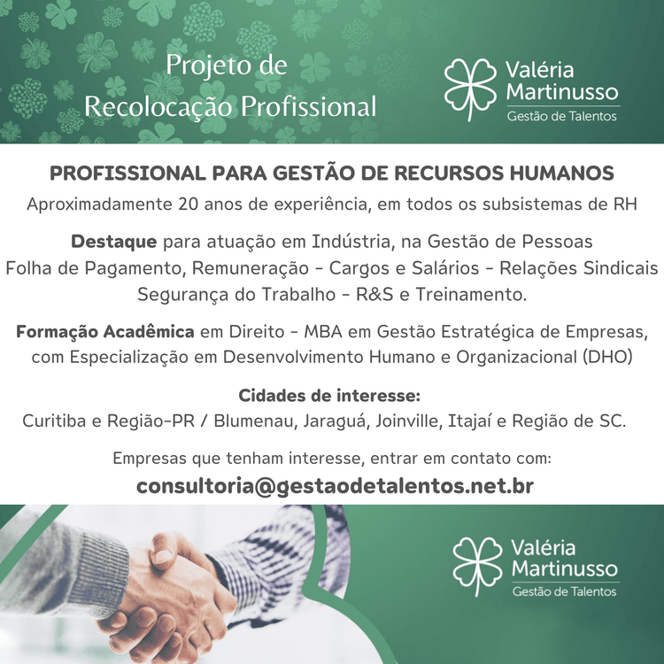 imagem do Projeto de Recolocação Profissional